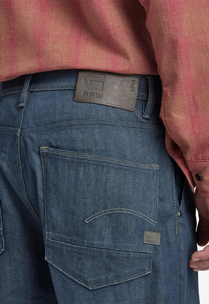 G-STAR - Grip 3d relaxed tapered - worn in leaden