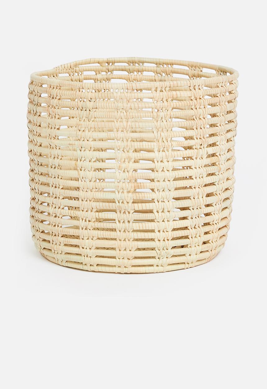 Grey Gardens - Space woven basket small - natural