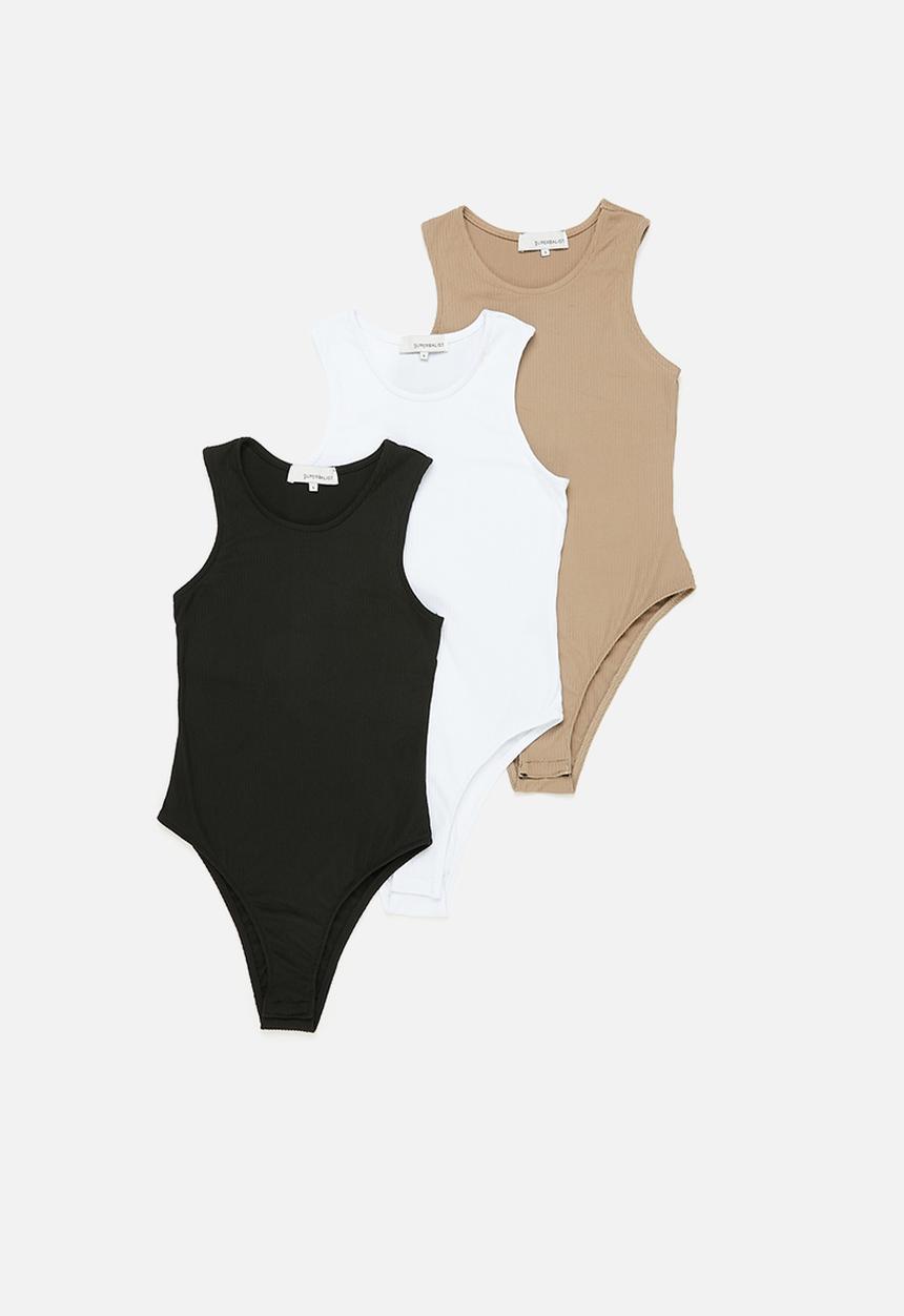 Superbalist - 3 Pack cami bodysuit - multi