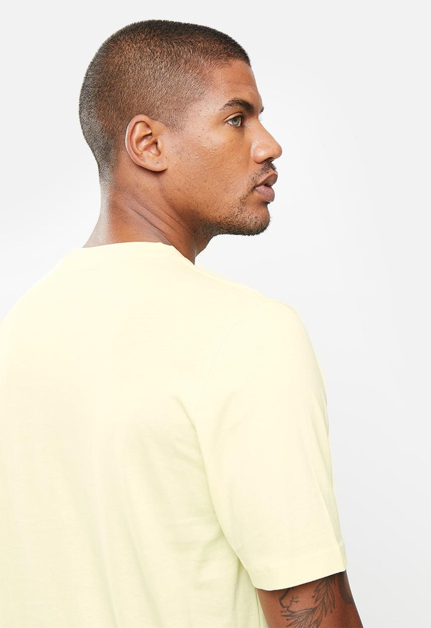 KAPPA - Logo curtis t-shirt - light yellow