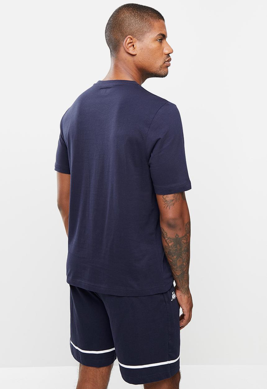 KAPPA - Logo curtis t-shirt - navy