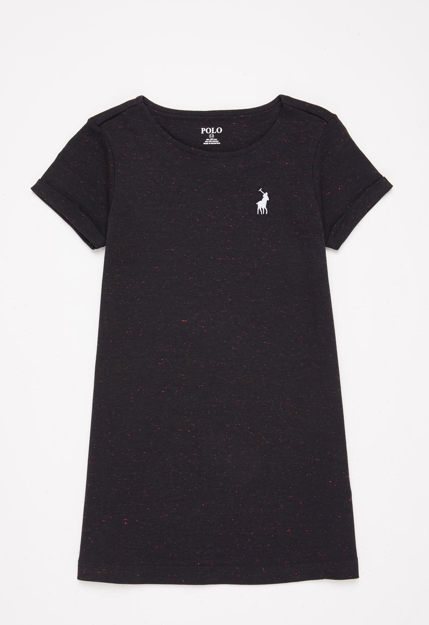 POLO - Girls isabella ss dress - navy