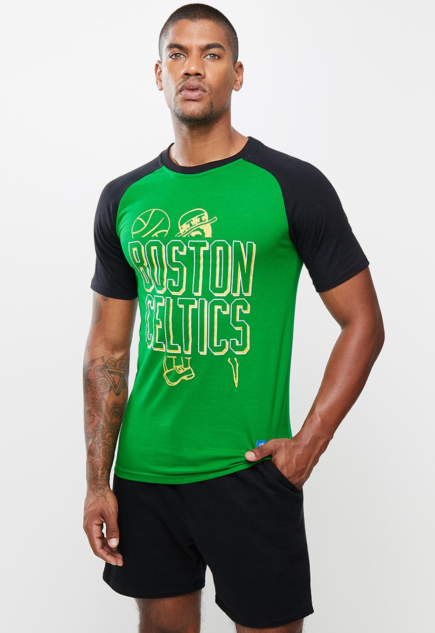 NBA - Nba bold & block t-shirt: celtics - green & black 