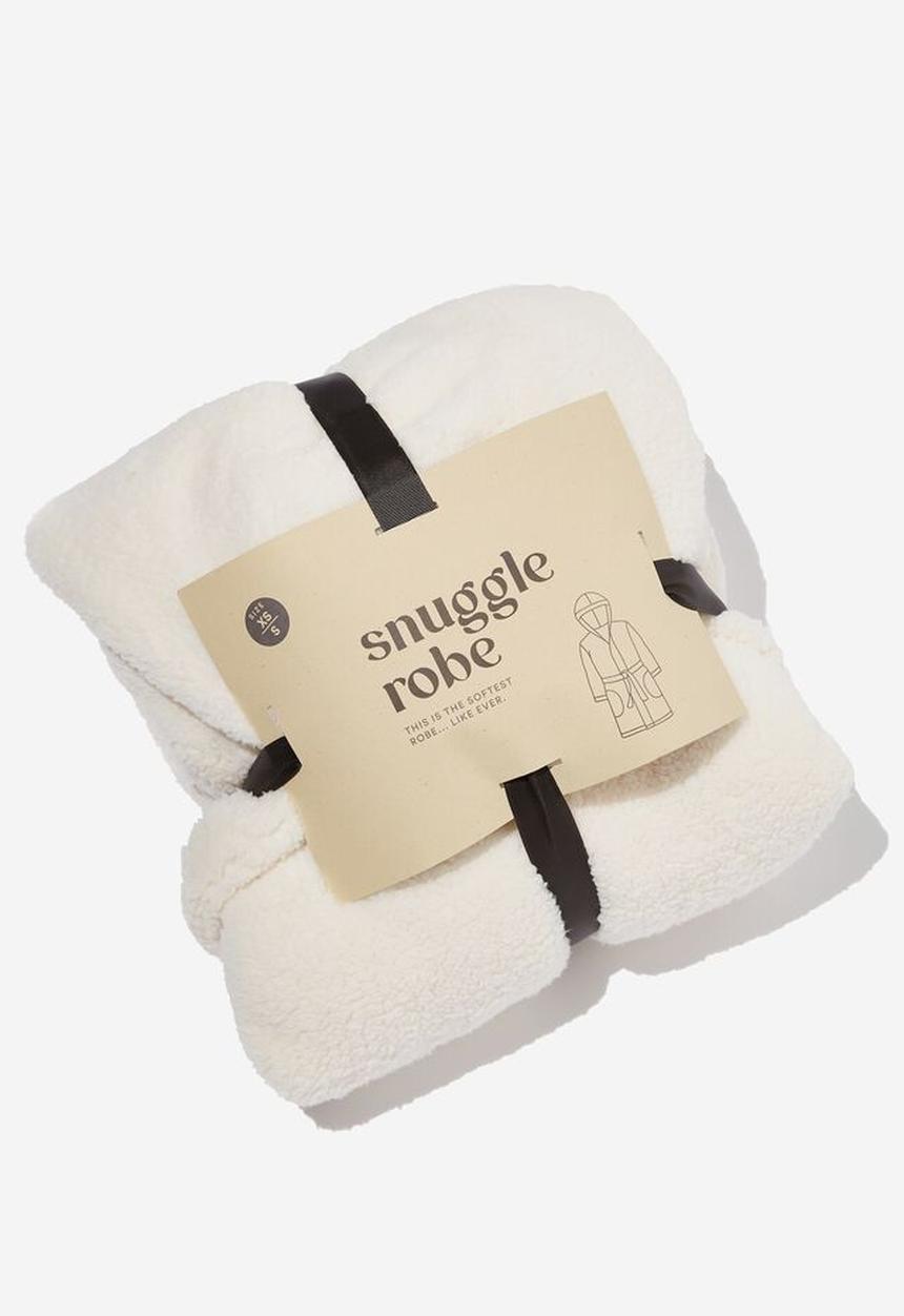 Cotton On - The snuggle robe - almond butter