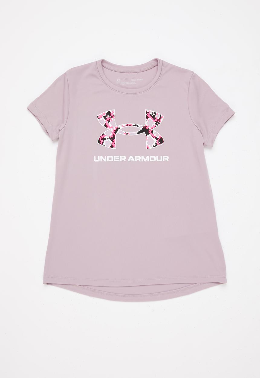 Under Armour - Ua tech bl solid body short sleeve - mauve pink/ white