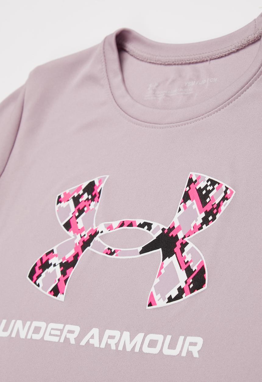 Under Armour - Ua tech bl solid body short sleeve - mauve pink/ white
