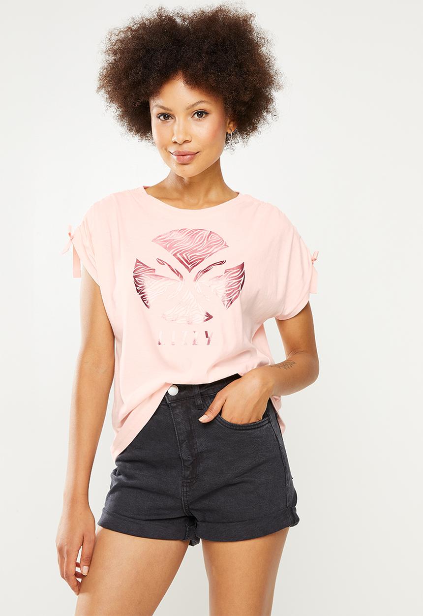 Lizzy - Kacey styled tee - pink