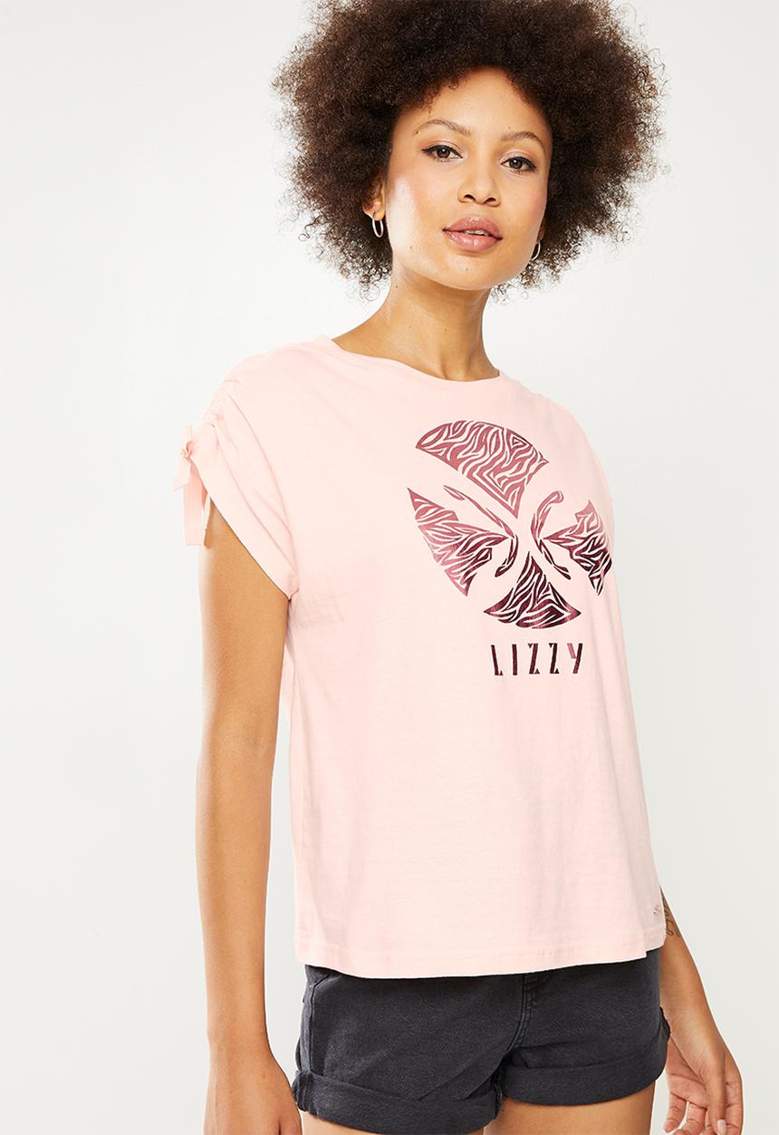 Lizzy - Kacey styled tee - pink