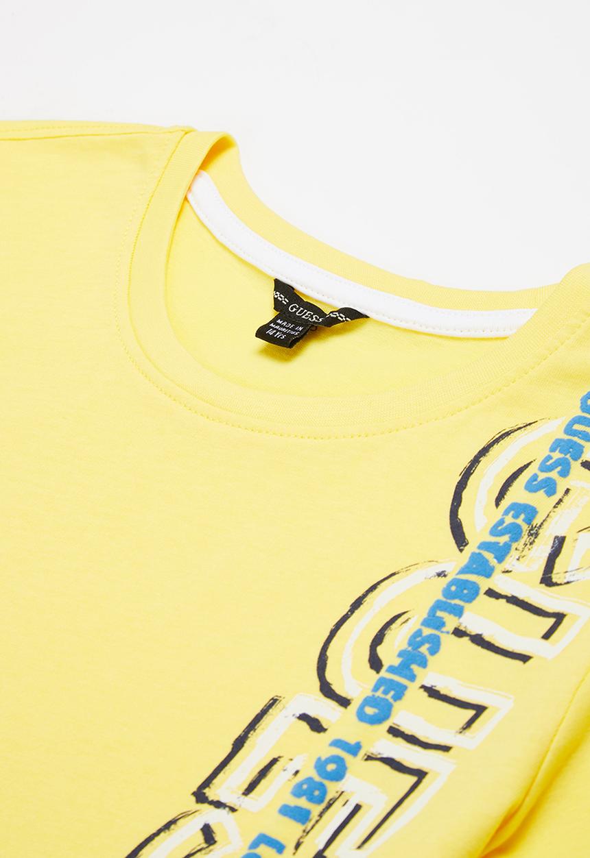 GUESS - Boys short sleeve top - yellow