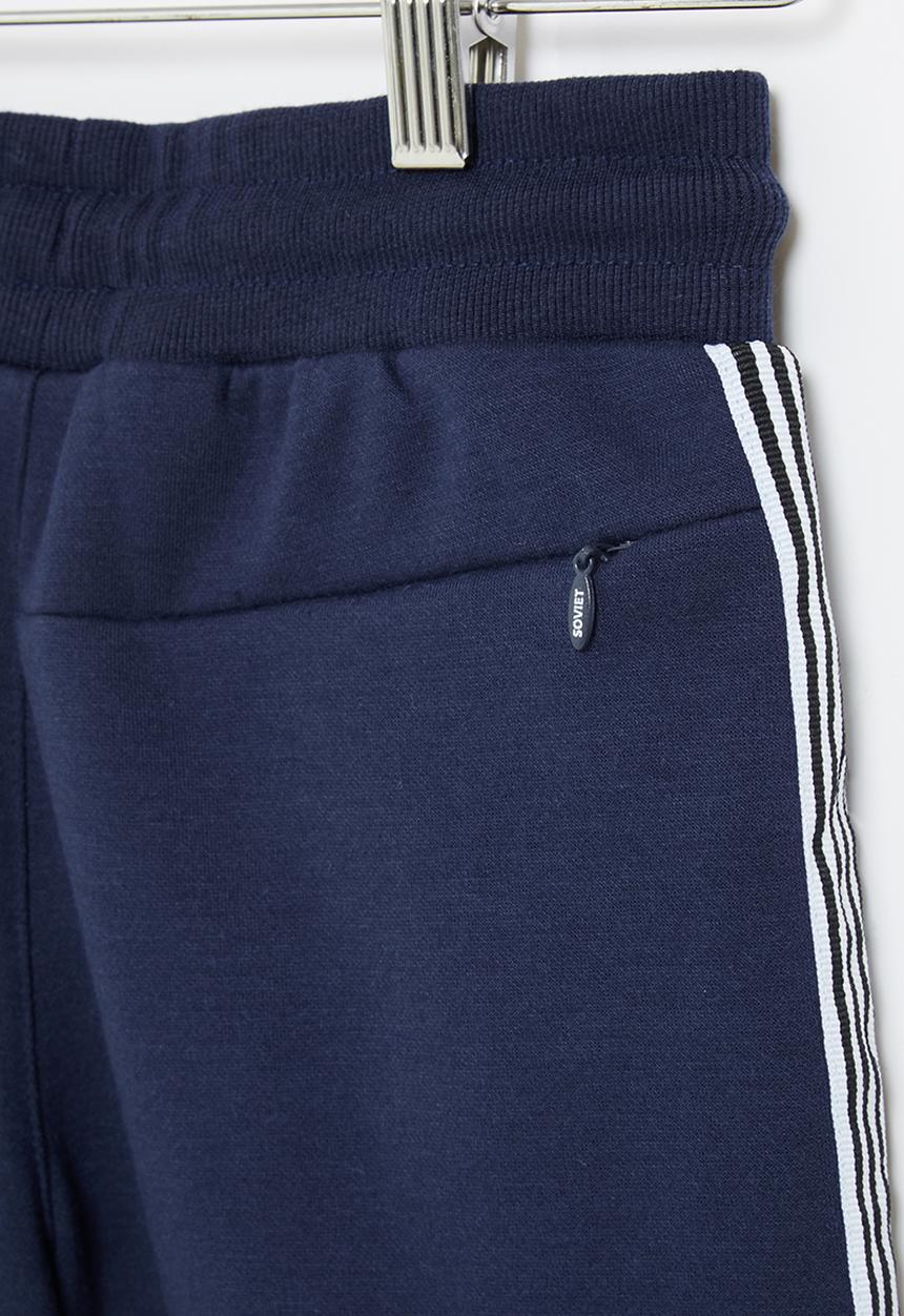 SOVIET - B stark track shorts - navy