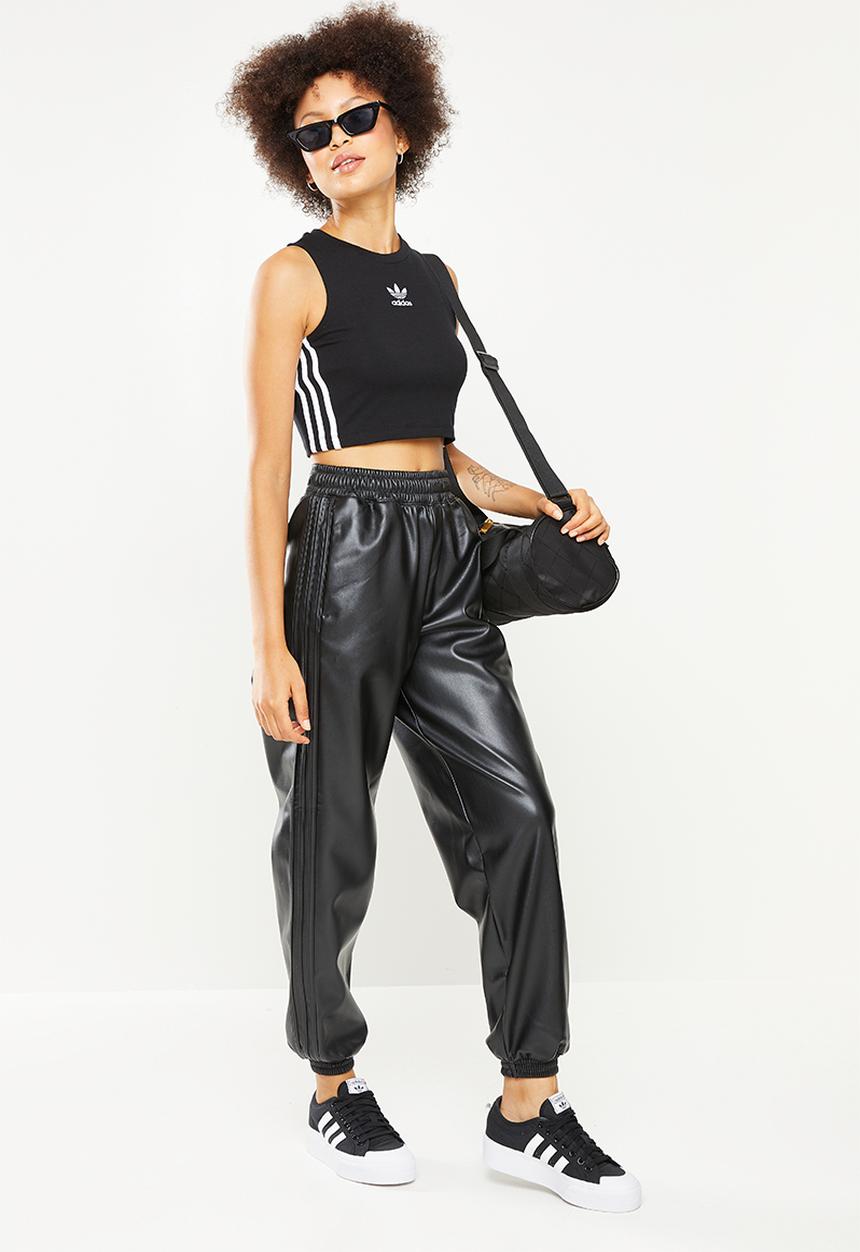 adidas Originals - Crop tank top - black