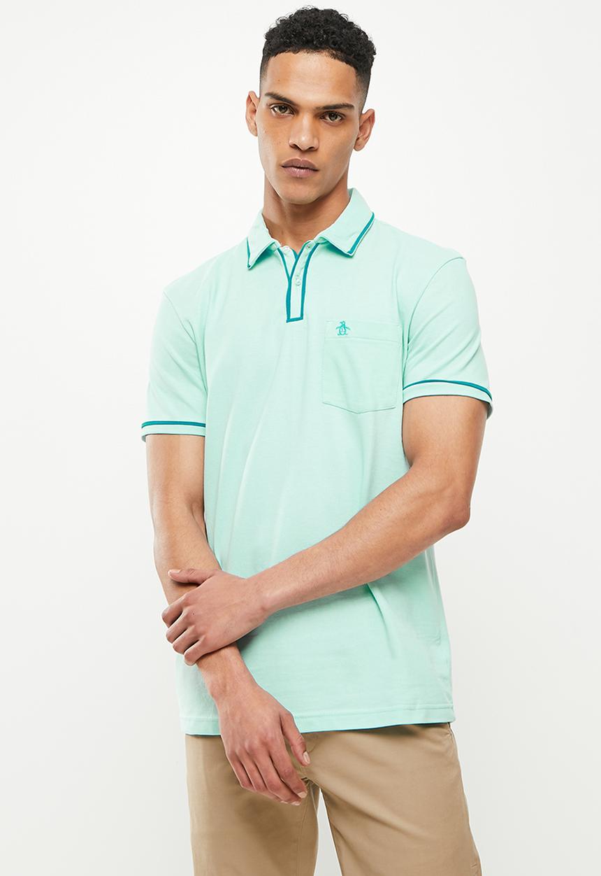 Original Penguin - Contrast polo - blue tint