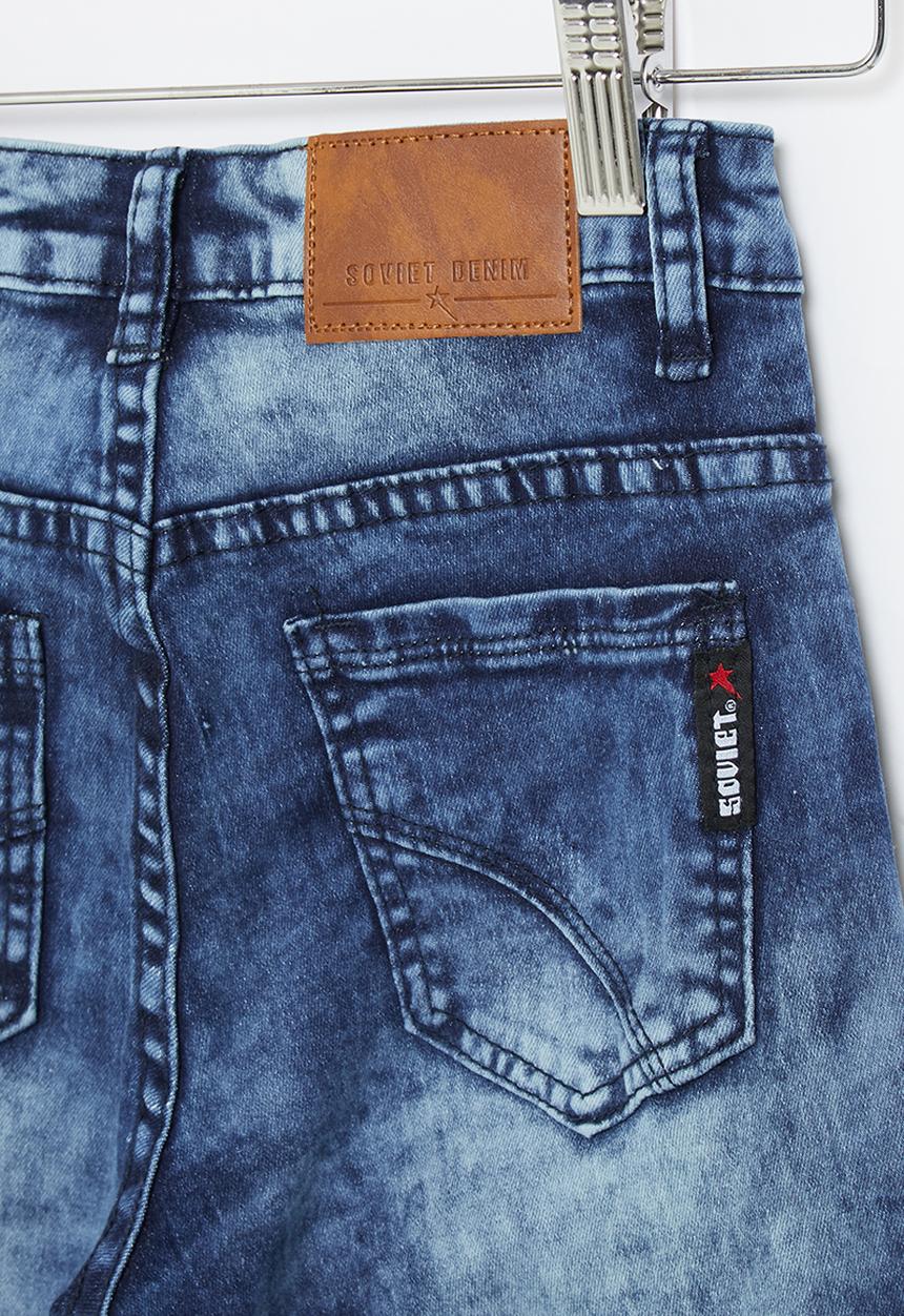 SOVIET - B legacy boys denim short - indigo