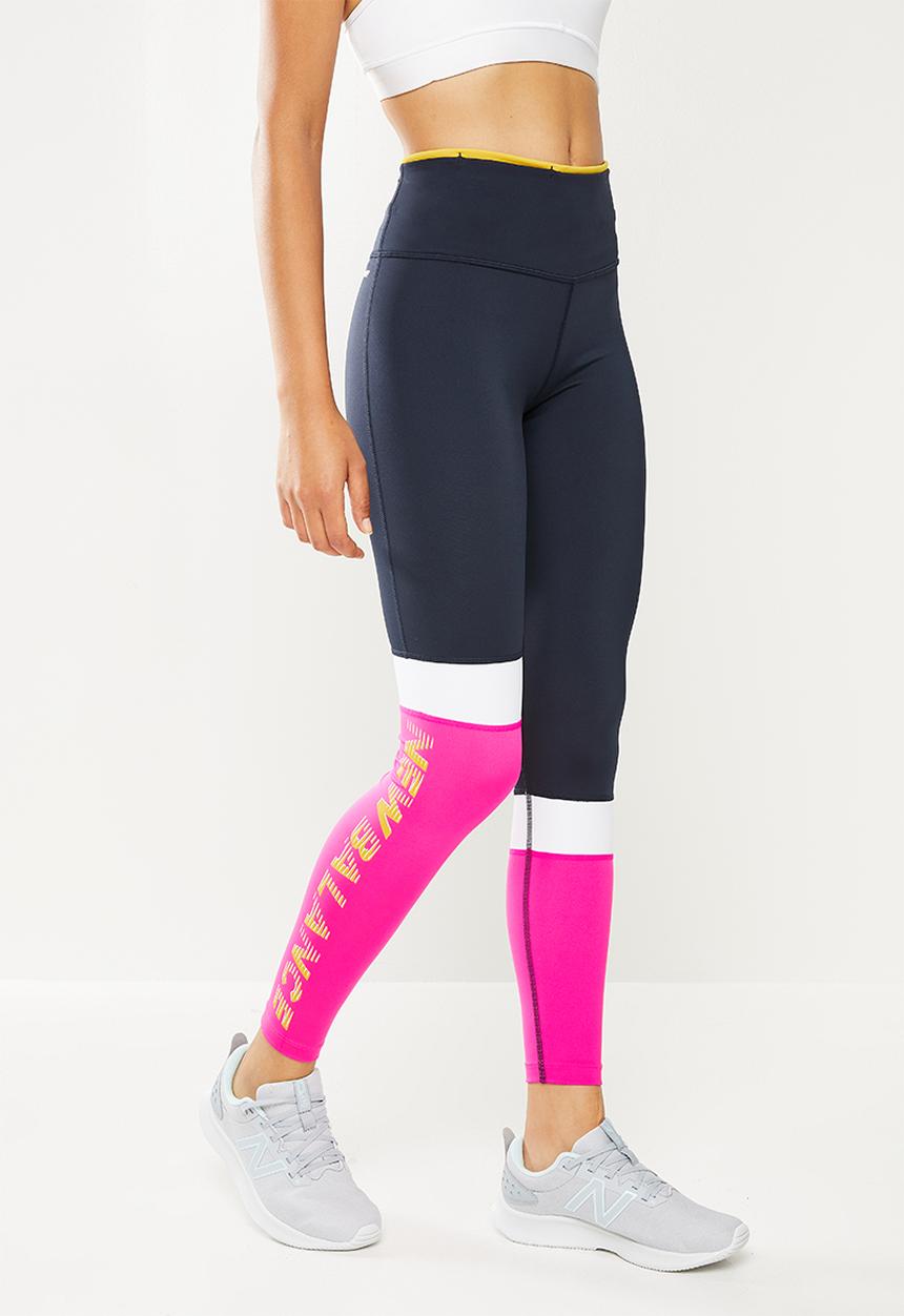 New Balance  - Fast flight tights - pink & blue