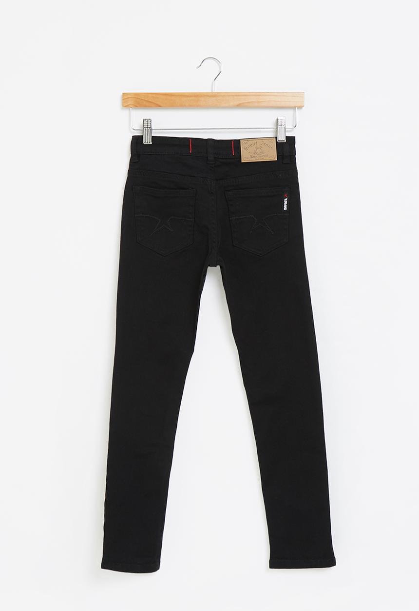 SOVIET - B strikers  boys skinny denim  - black