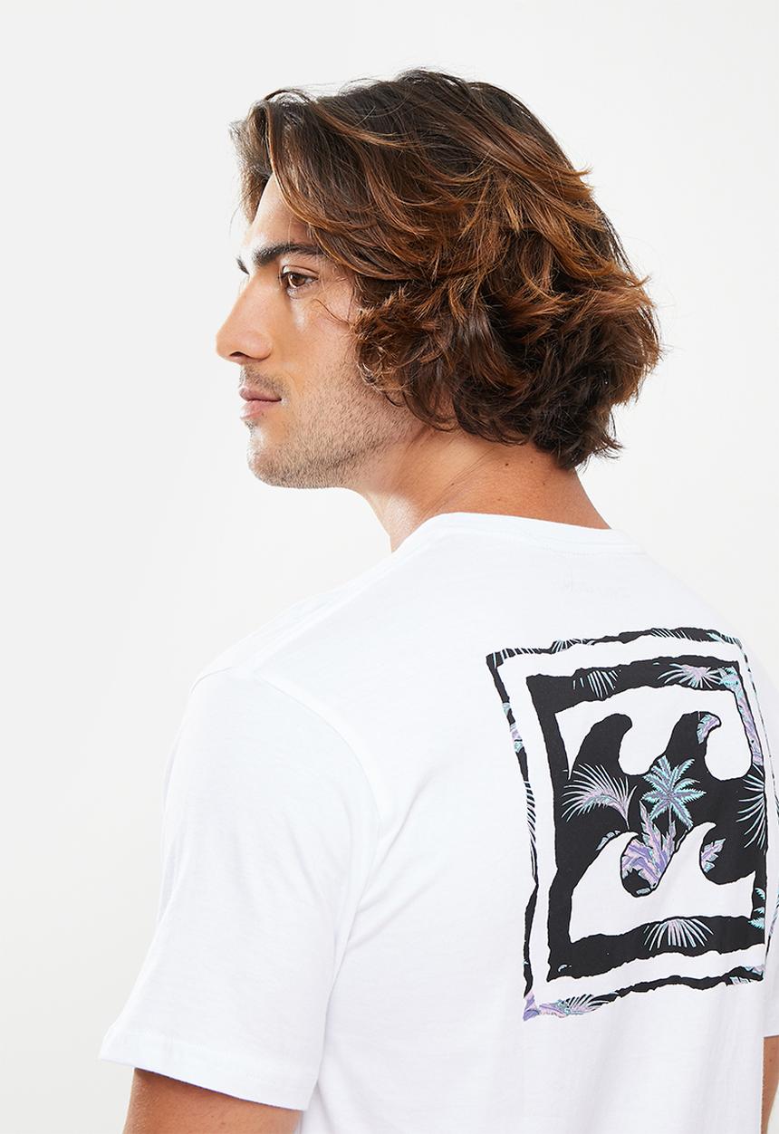 Billabong  - Crayon wave short sleeve - white