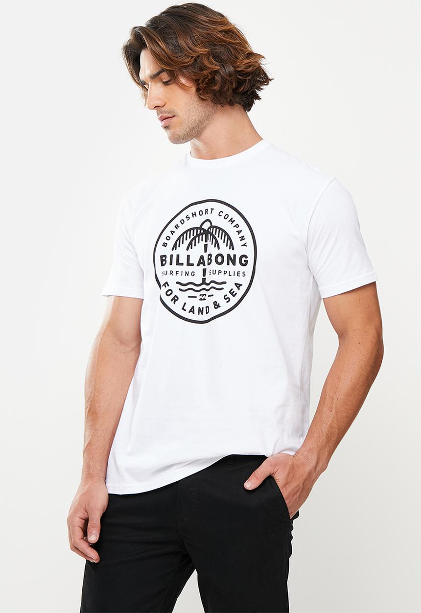 Billabong  - Land and sea short sleeve tee - white