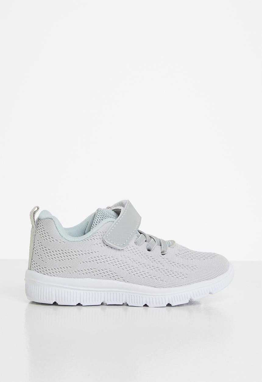 Pop Candy - Boys sneaker with velcro strap - grey
