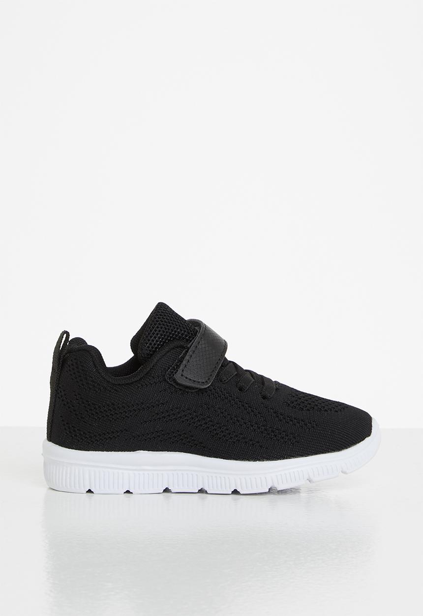 Pop Candy - Boys sneaker with velcro strap - black