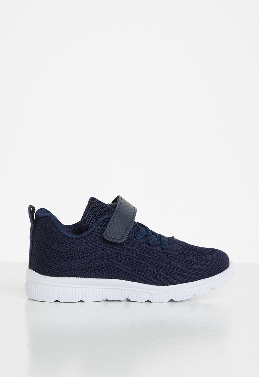 Pop Candy - Boys sneaker with velcro strap - navy