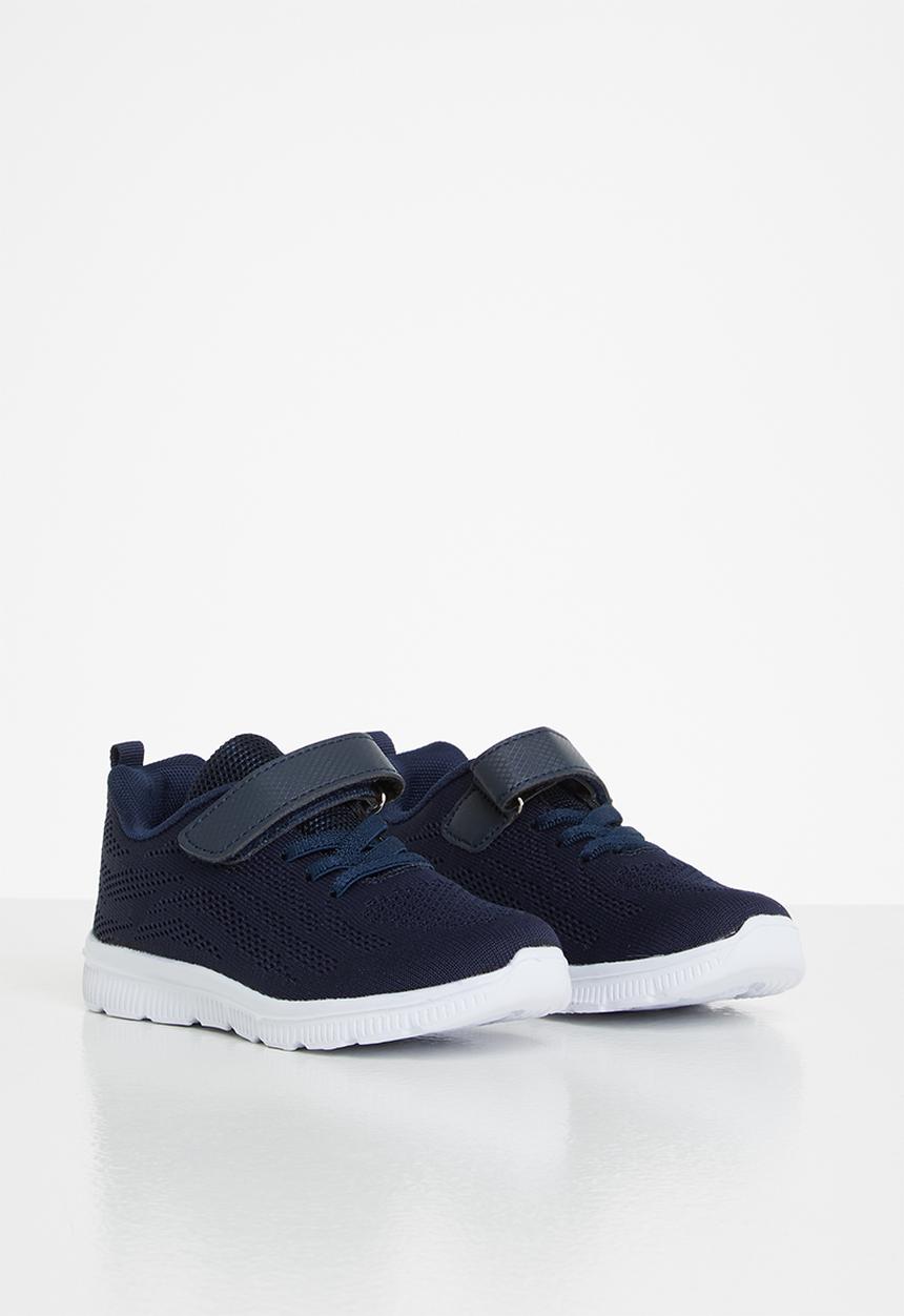 Pop Candy - Boys sneaker with velcro strap - navy