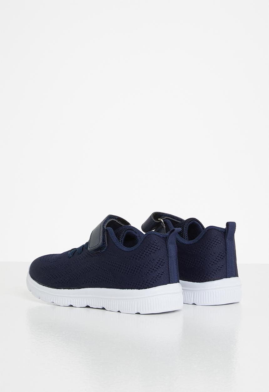 Pop Candy - Boys sneaker with velcro strap - navy