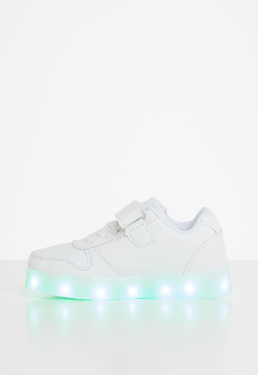 Pop Candy - Kids light up sneaker - white