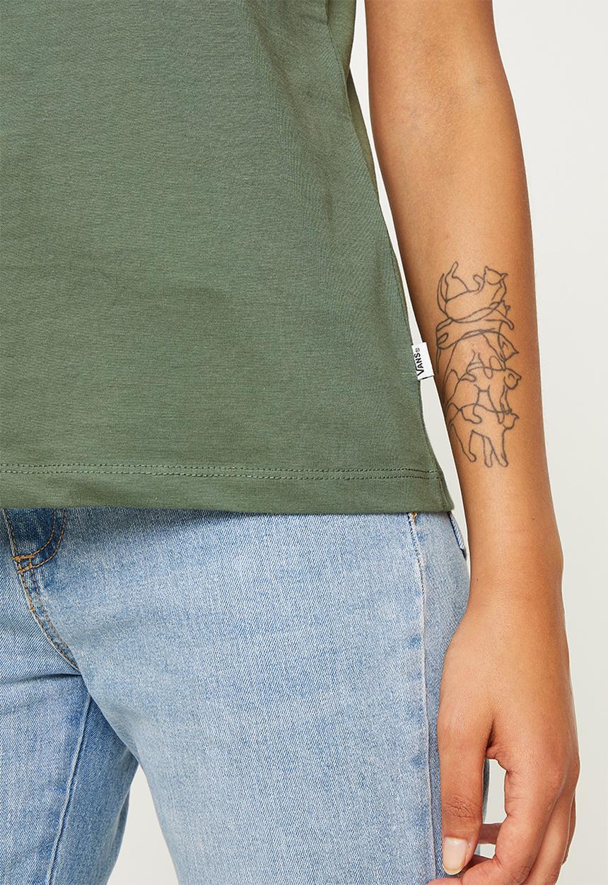 Vans - Flying v crew tee - thyme