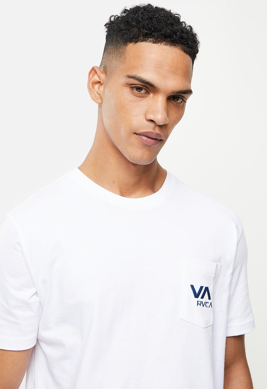 RVCA - Va pocket ss tee - white