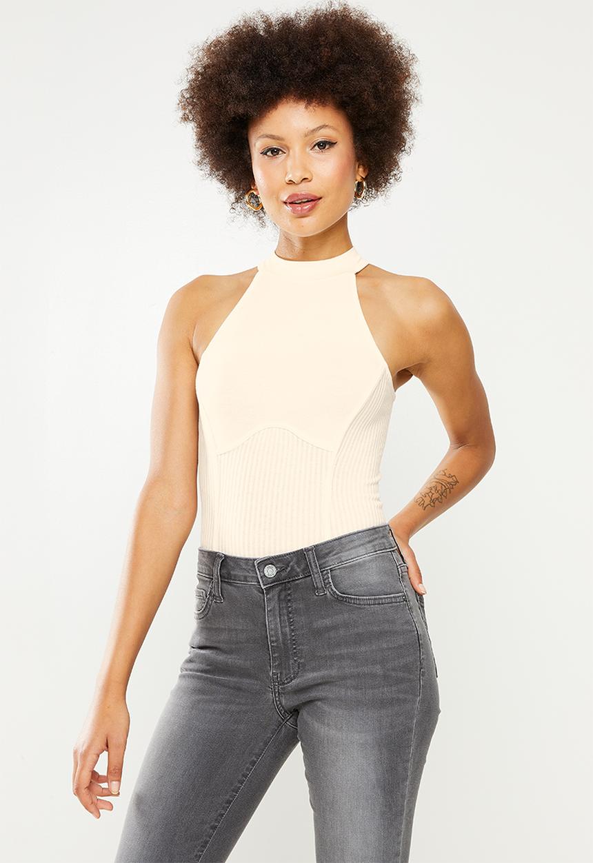 GUESS - Cotton modal top - ocean salt