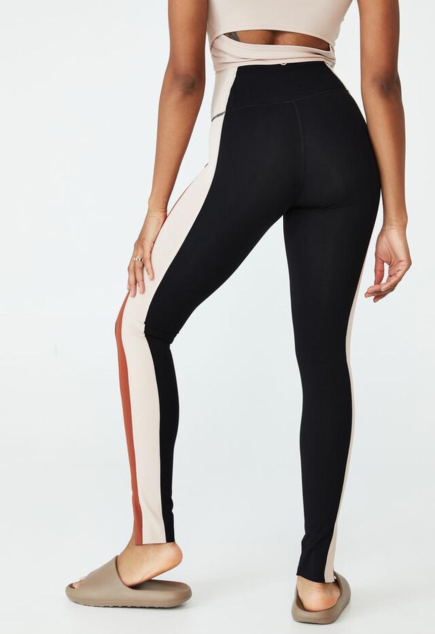 Cotton On - Smoothing side panel full length tight - black