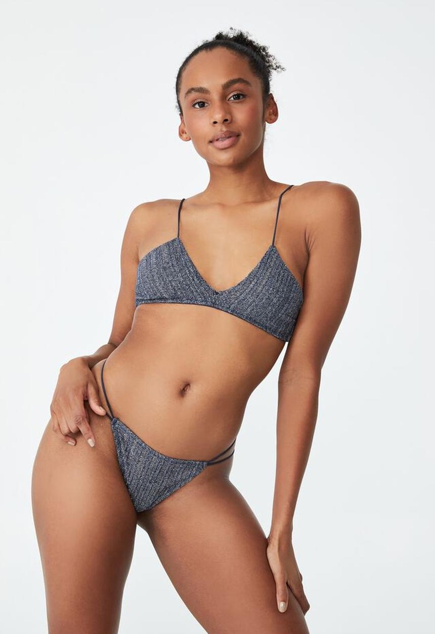 Cotton On - Mariah sparkle tanga g string brief - midnight sparkle