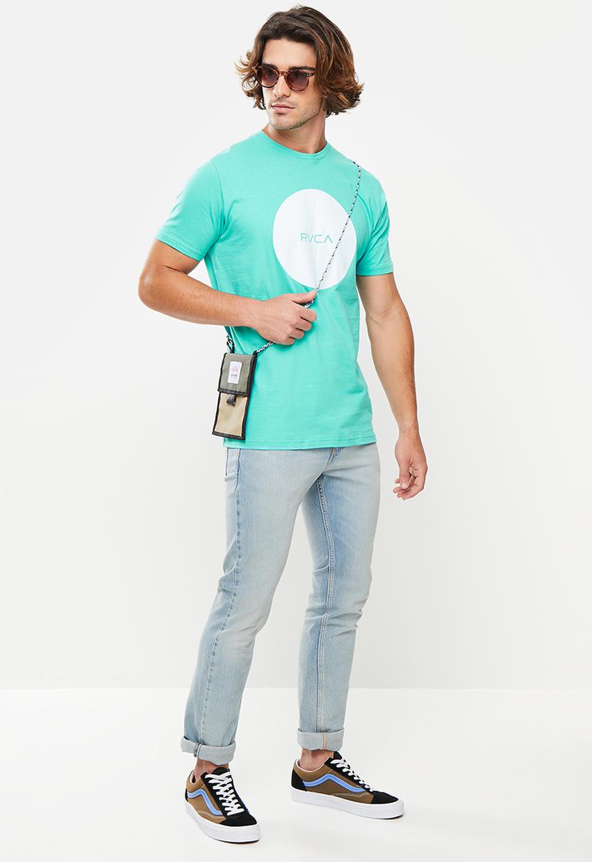 RVCA - Motors ss - seafoam