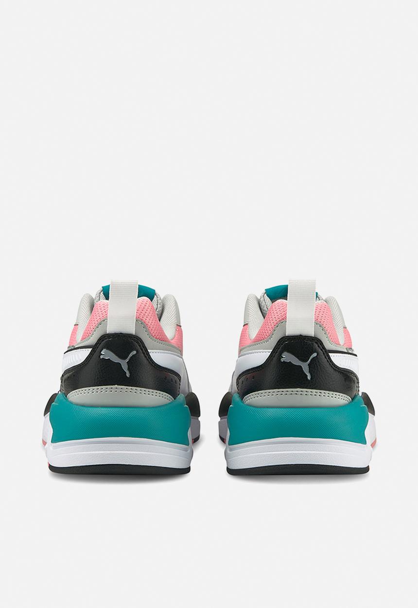 PUMA - X-ray 2 square - gray violet-puma white-puma black-peony-parasailing
