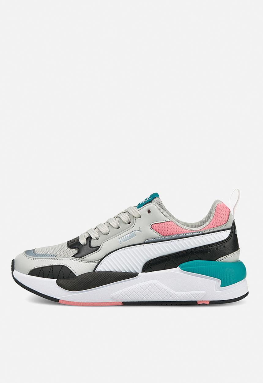 PUMA - X-ray 2 square - gray violet-puma white-puma black-peony-parasailing