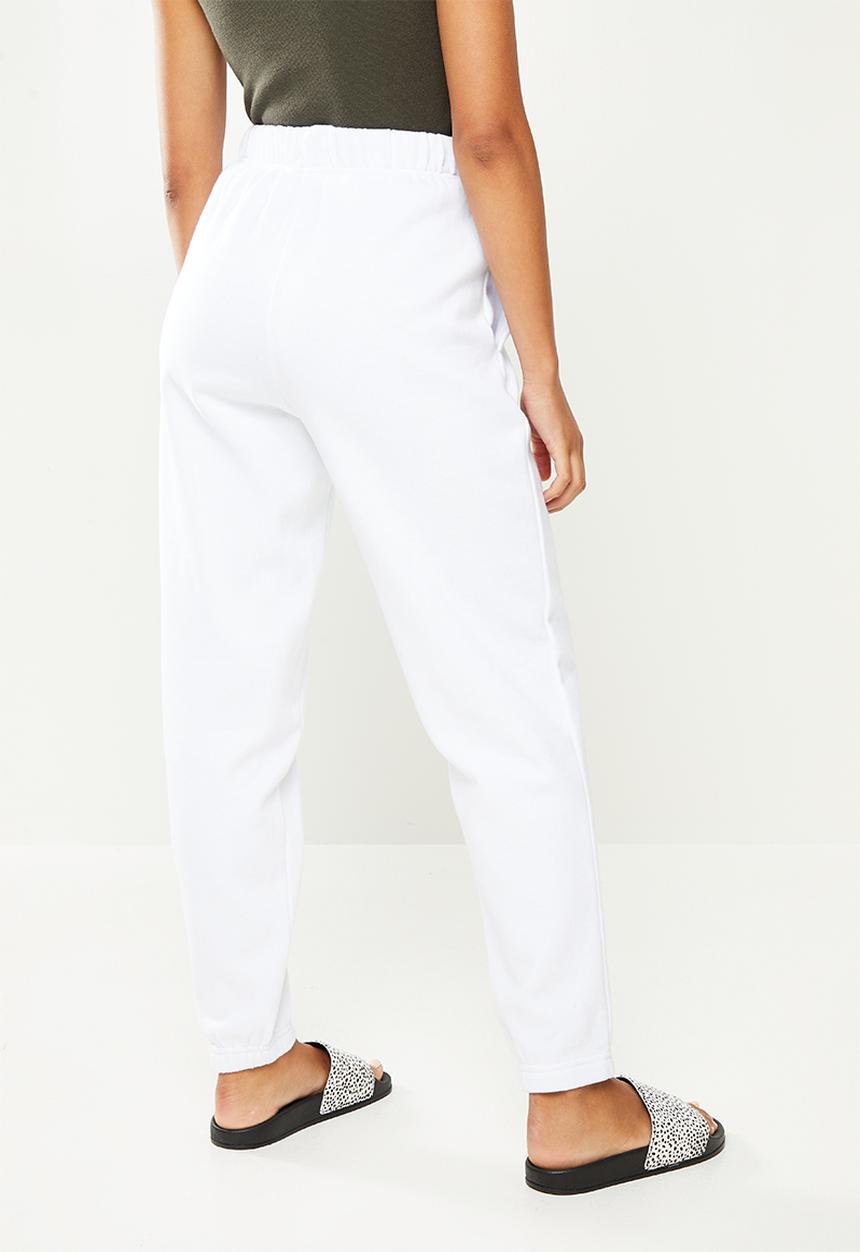 Cotton On - Petite classic track pant - white