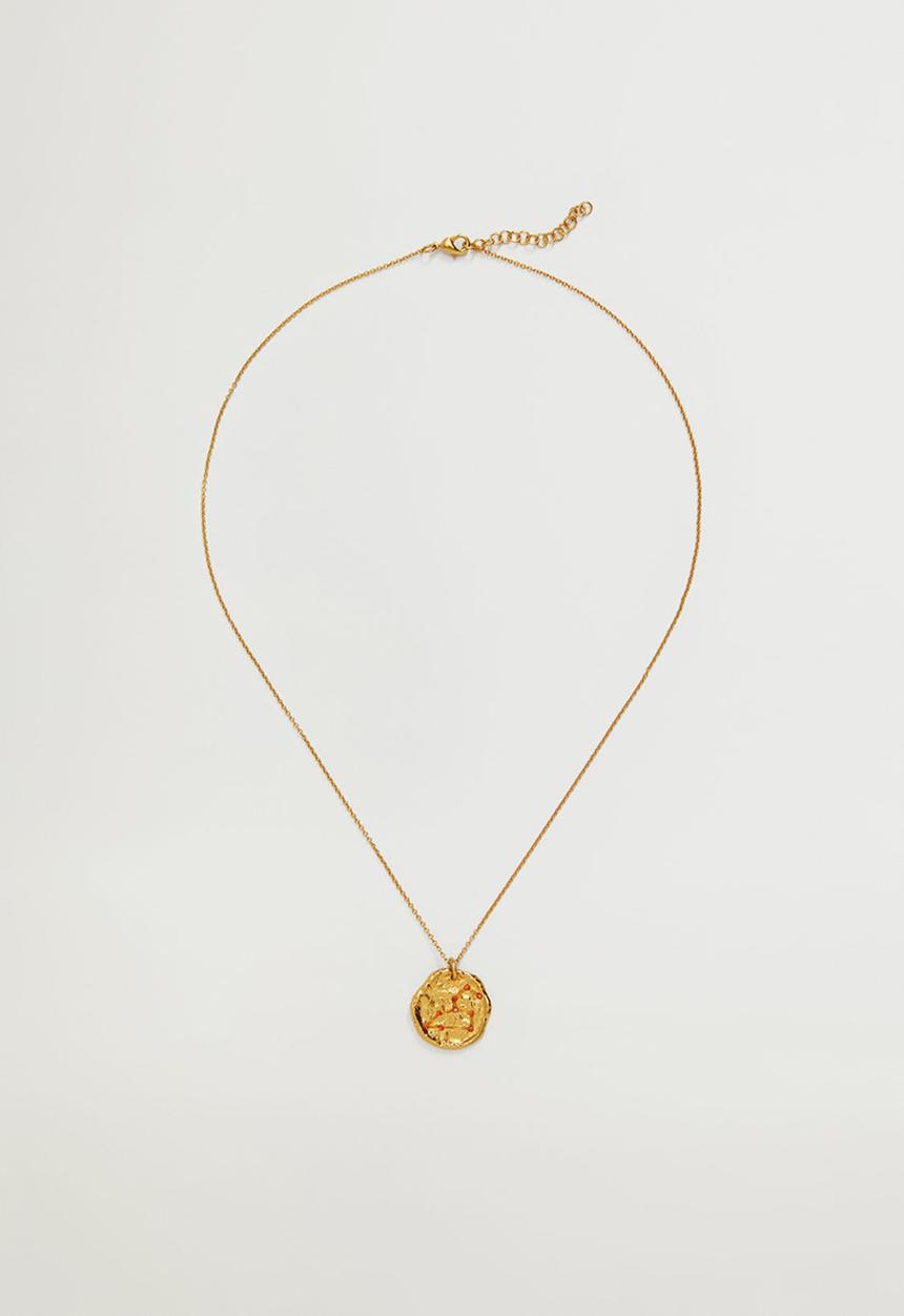 MANGO - Leo horoscope necklace - gold