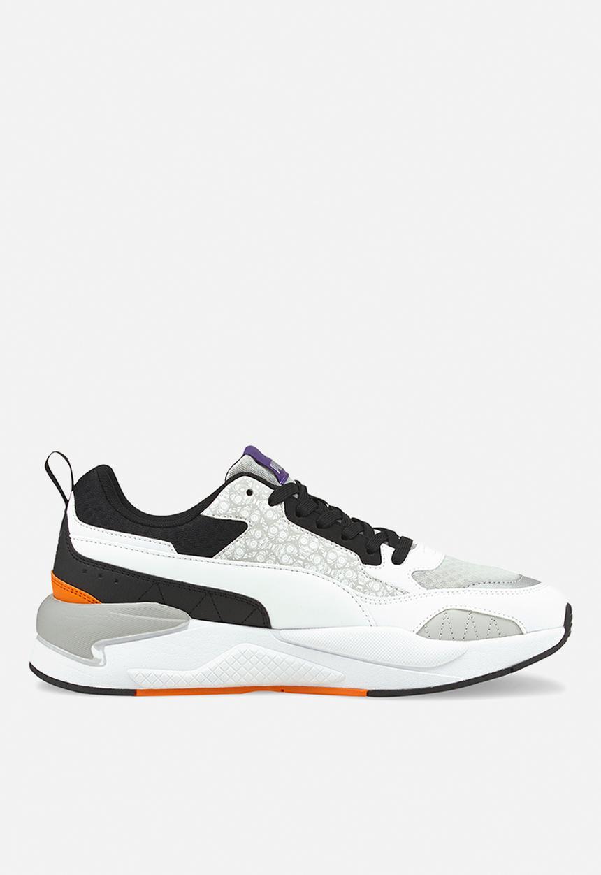 PUMA - X-ray² square scary - puma black-puma white-gray violet-vibrant orange