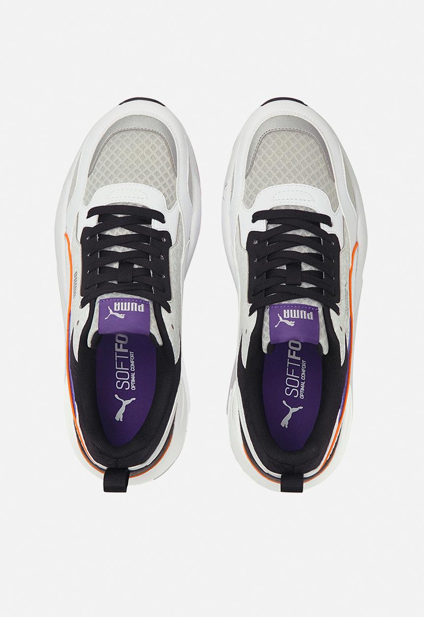 PUMA - X-ray² square scary - puma black-puma white-gray violet-vibrant orange