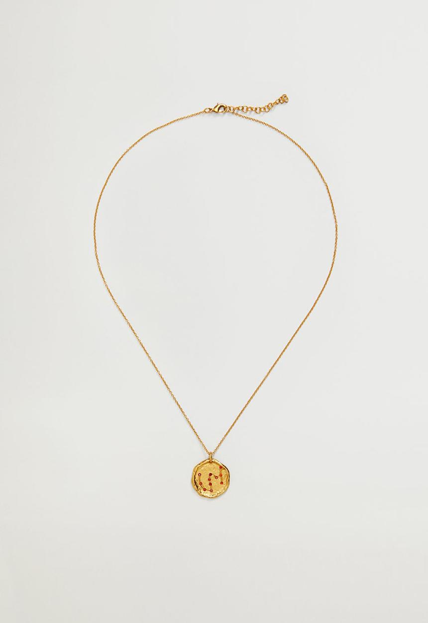 MANGO - Scorpio horoscope necklace - gold