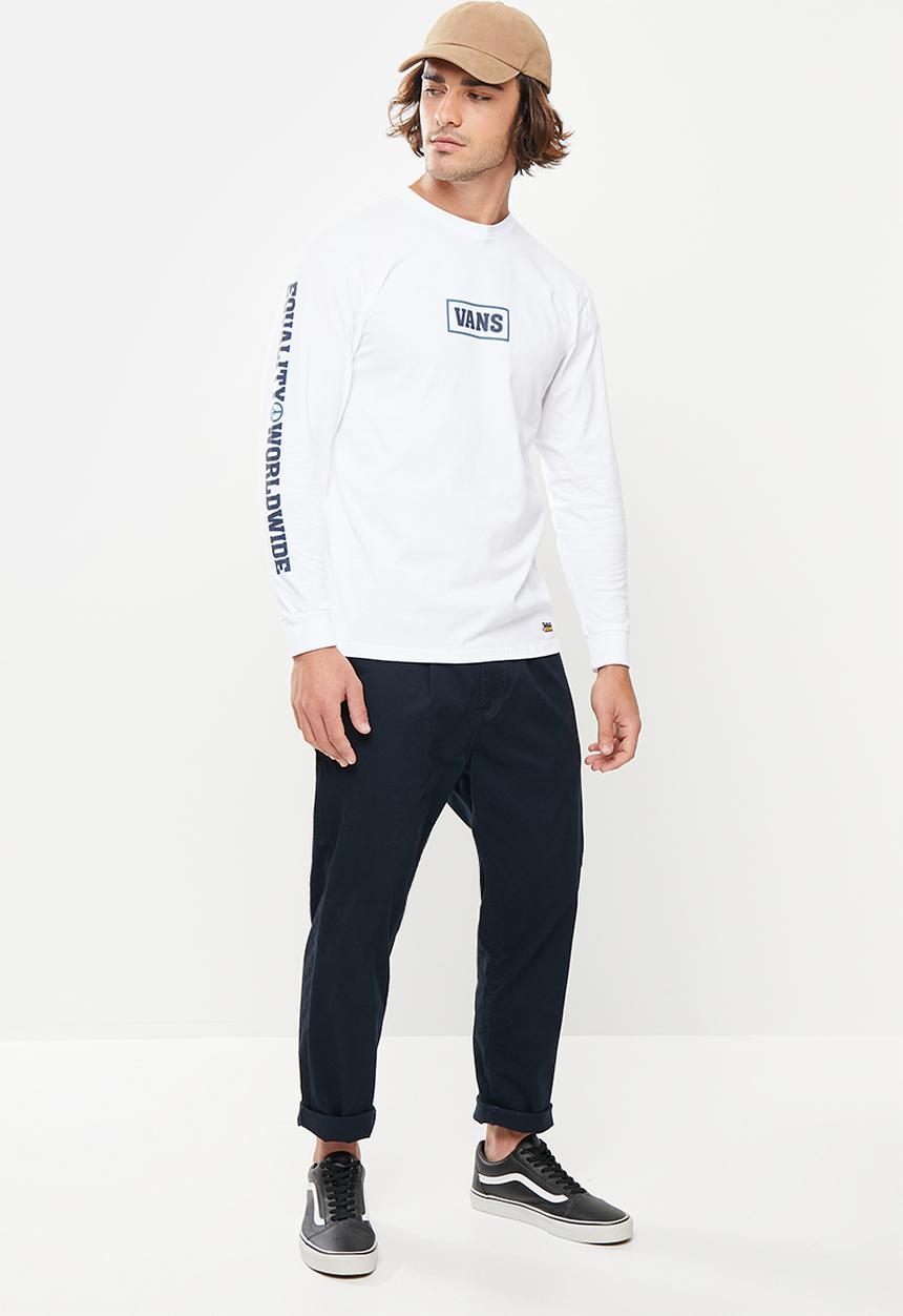 Vans - Take a stand ls tee - white