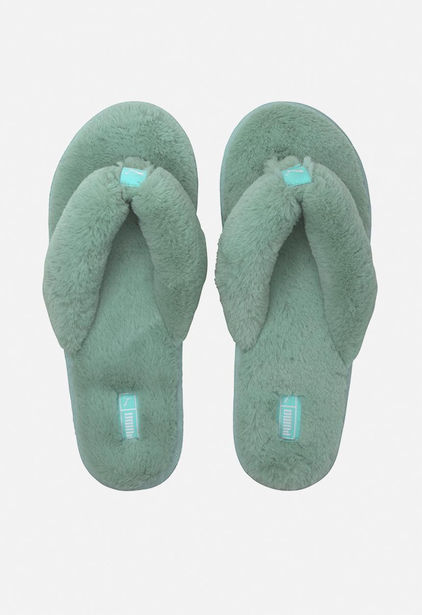 PUMA - Fluff flip - eggshell blue - puma white