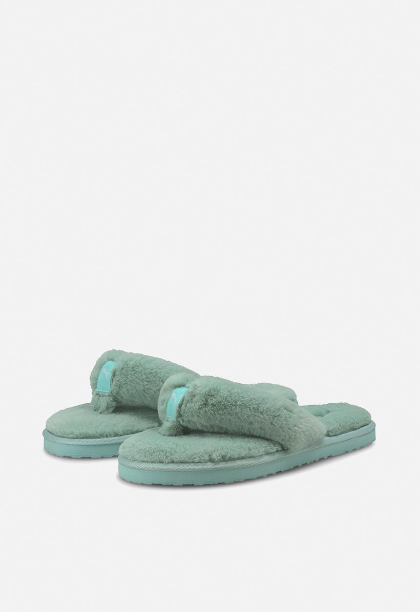 PUMA - Fluff flip - eggshell blue - puma white