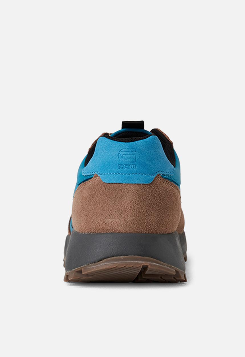 G-STAR - Theq run logo - stone & teal
