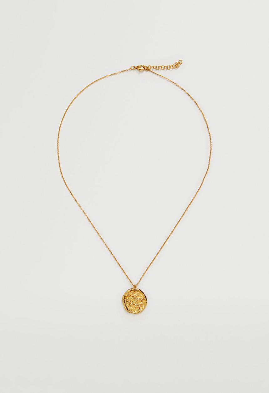 MANGO - Gemini horoscope necklace - gold