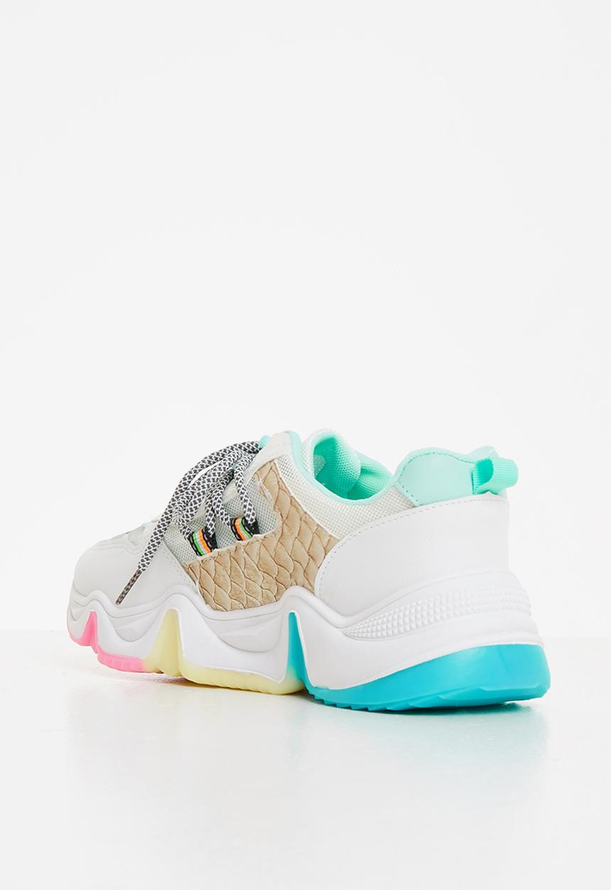 Tom Tom - Chunky dad sneaker - white multi
