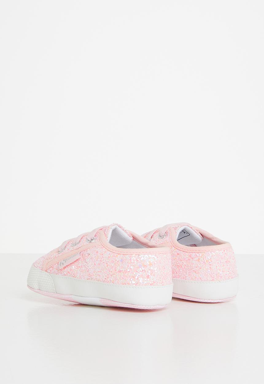 SUPERGA - 4006 glitter infants lace up - pink