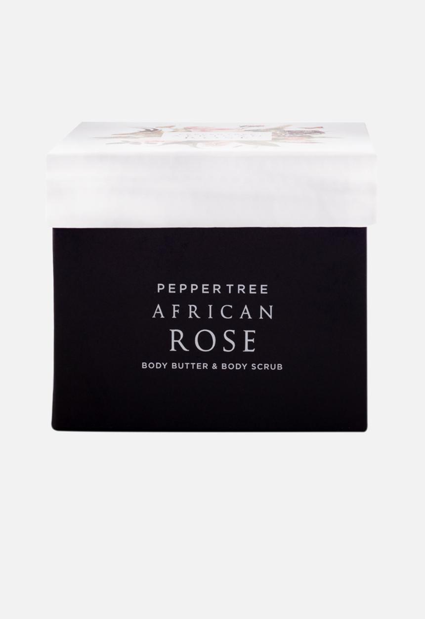 PEPPER TREE - African Rose Body Butter & Scrub Set