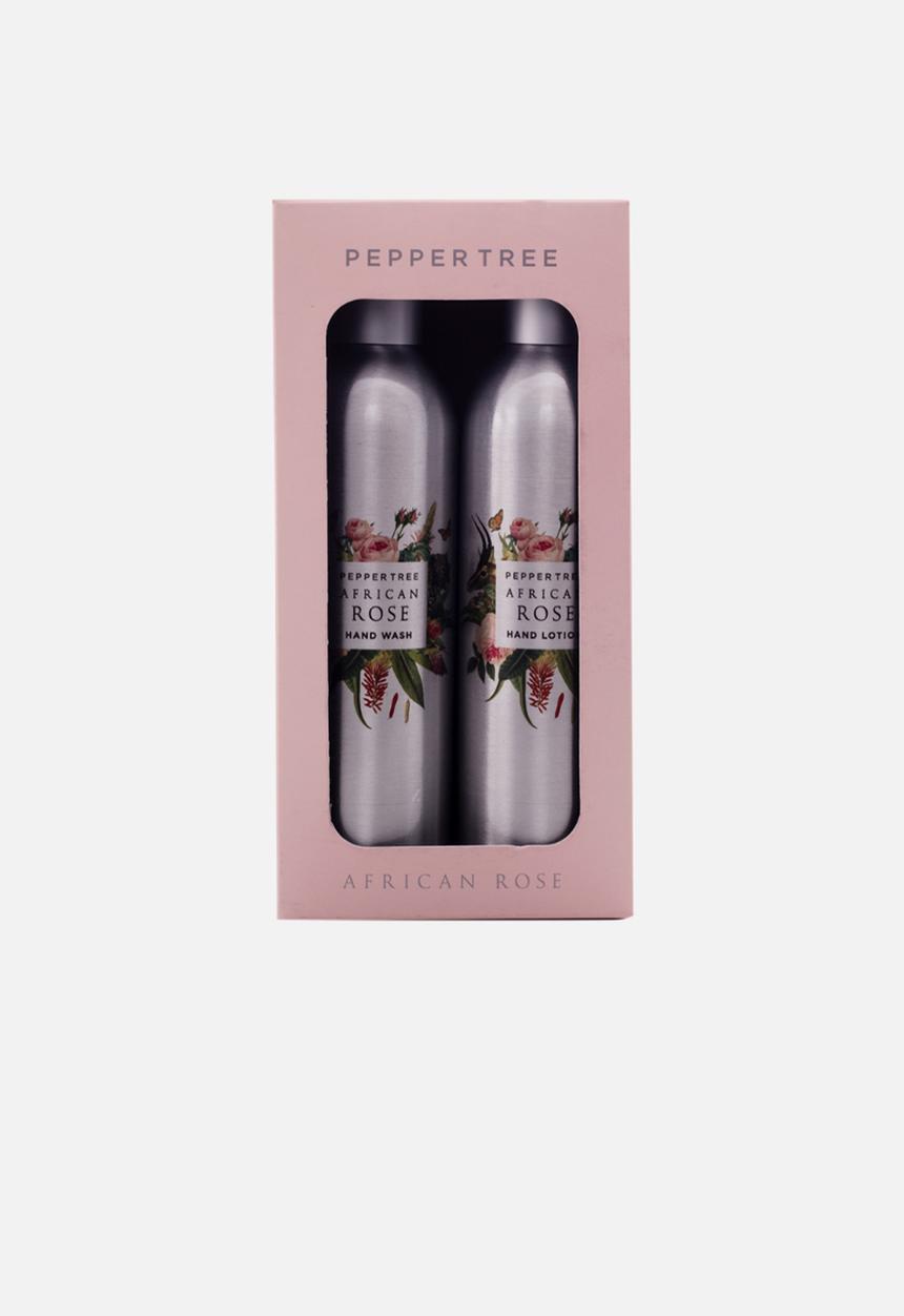 PEPPER TREE - African Rose Hand Wash & Lotion Duo