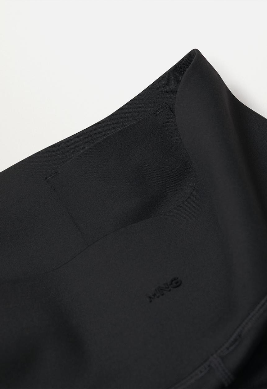 MANGO - Leggings basic - black